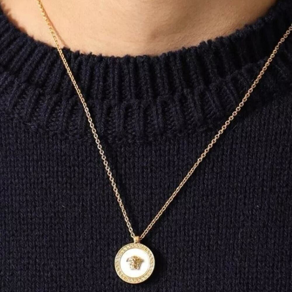 18K Gold Plated Medusa Pendant Necklace